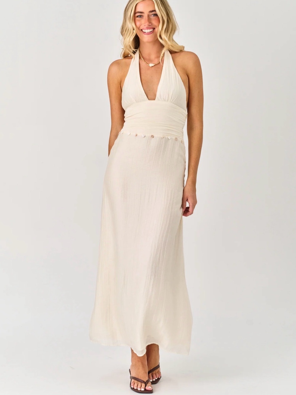 Grey Bandit Just Beachy Maxi Dress